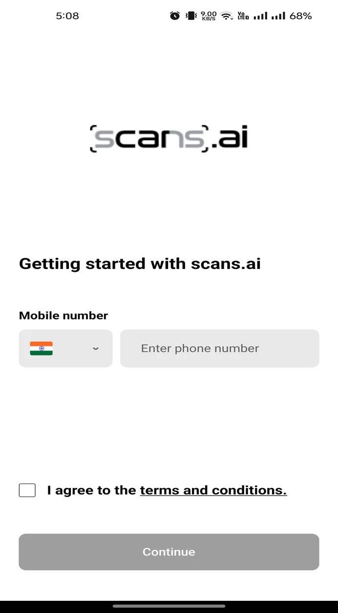 Scans AI screenshot